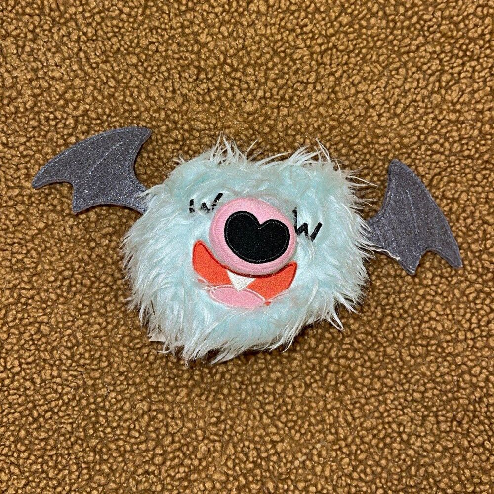 Pokémon Zubat Plush Stuffed Animal Blue/Gray Bat w/ Label Animation TV Show